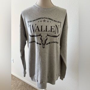 Wallen Gray Graphic Sweatshirt